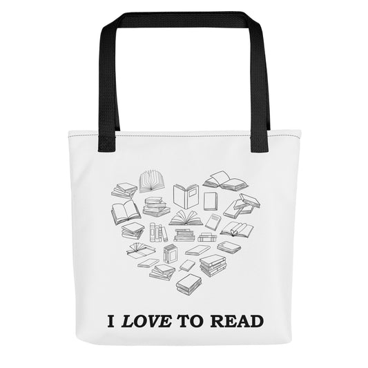 I Love to Read Tote bag