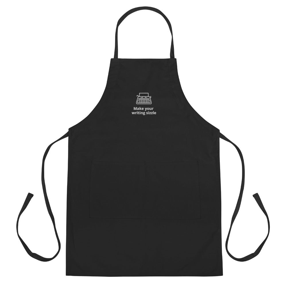 Make your writing sizzle Embroidered Apron