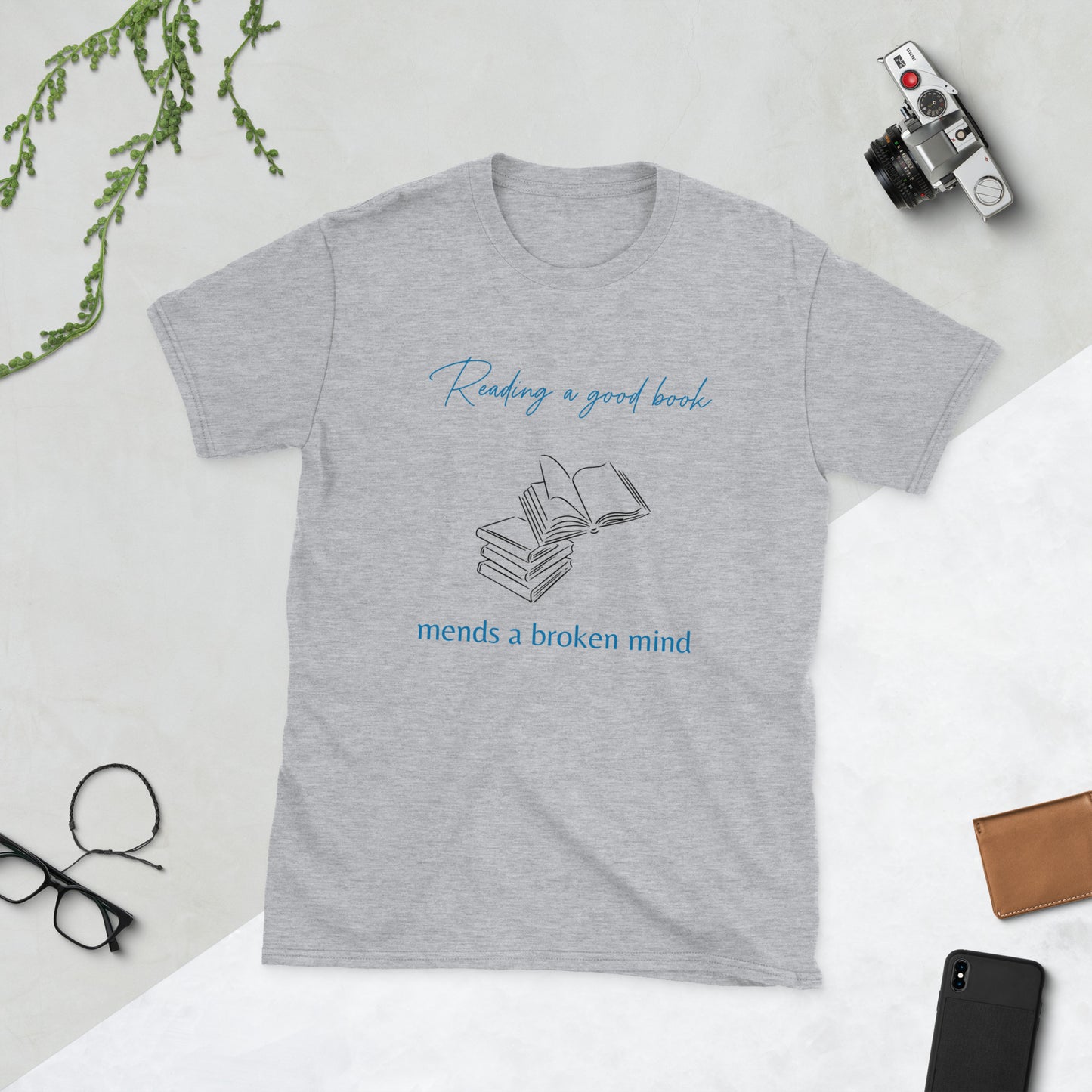 Reading a good book Short-Sleeve Unisex T-Shirt