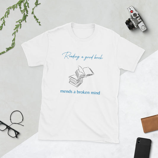 Reading a good book Short-Sleeve Unisex T-Shirt