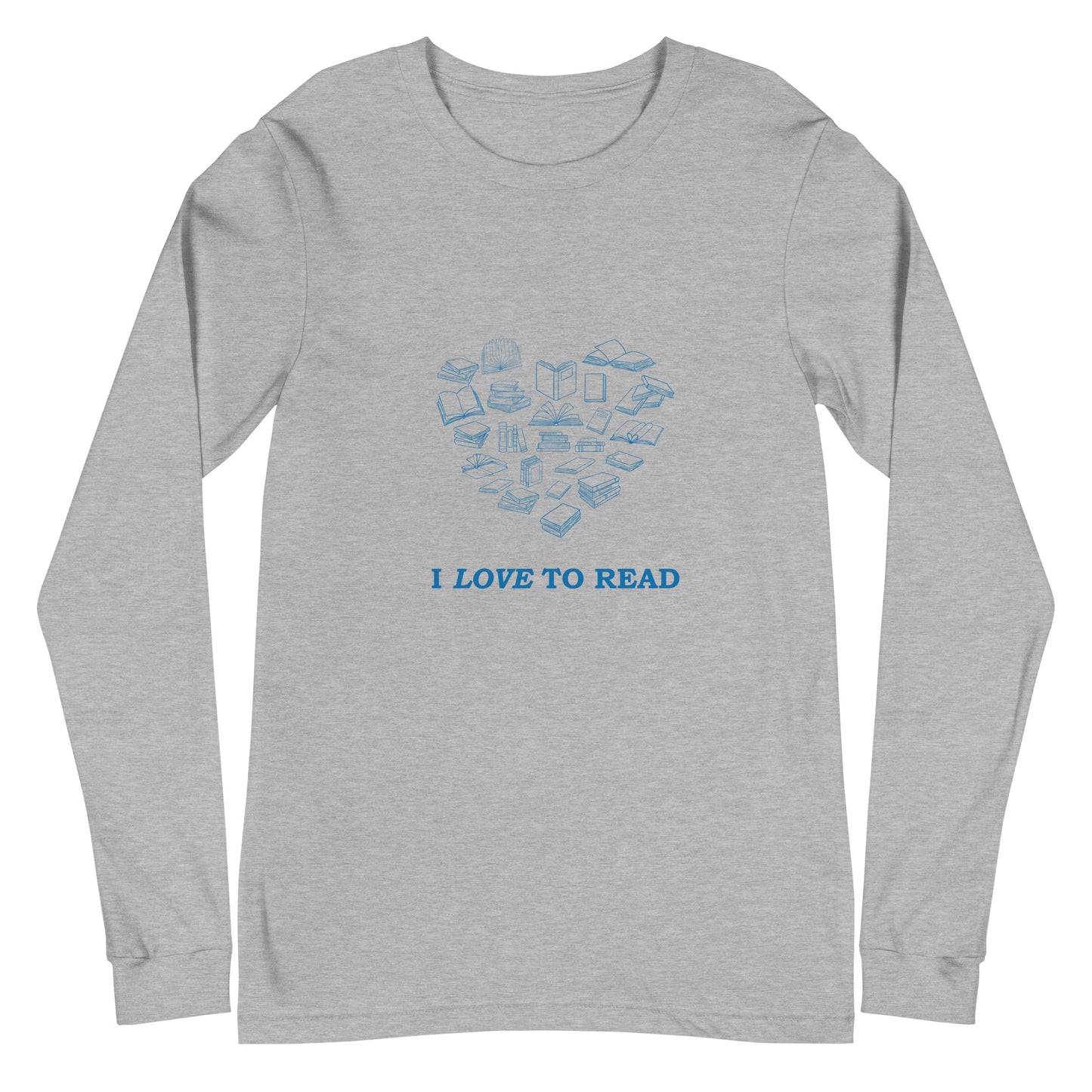 I Love to Read Unisex Long Sleeve Tee