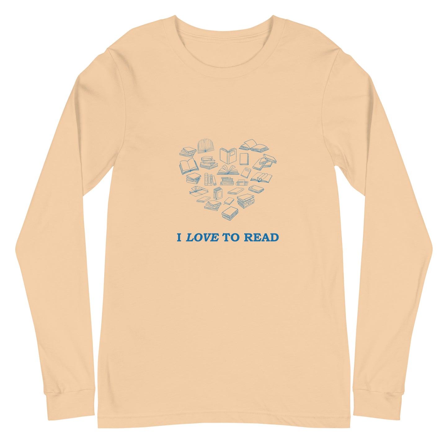 I Love to Read Unisex Long Sleeve Tee