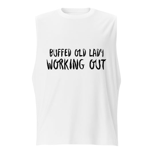 Buffed Old Lady Muscle Shirt