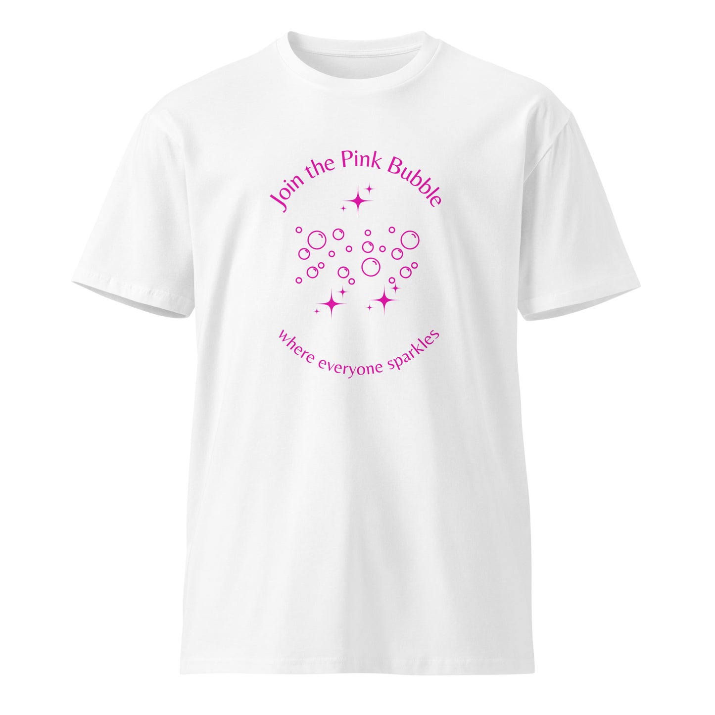 Join the Pink Bubble Unisex premium t-shirt