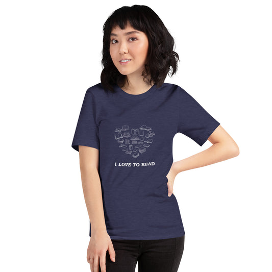 I Love to Read Unisex t-shirt
