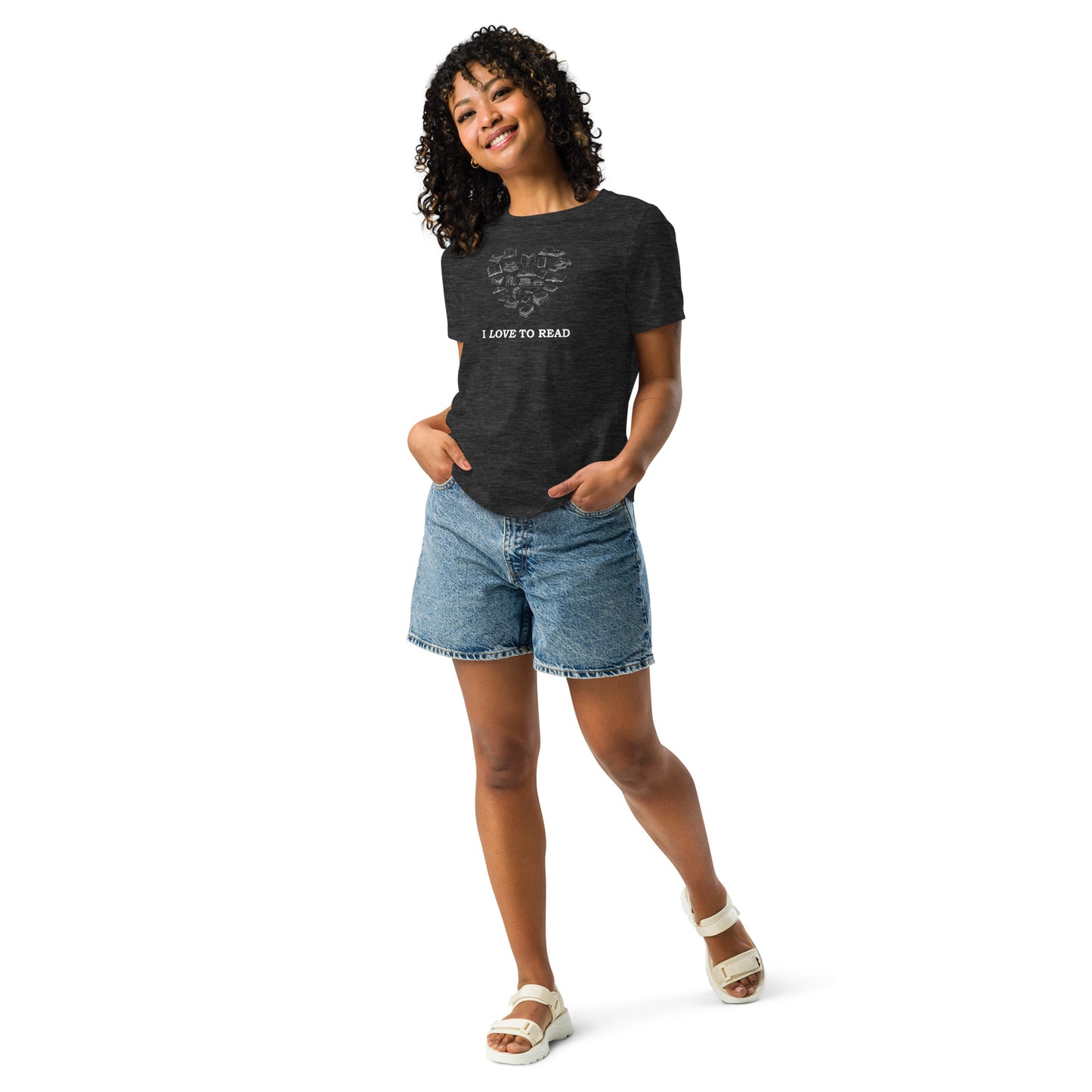 I Love to Read Women's Relaxed T-Shirt