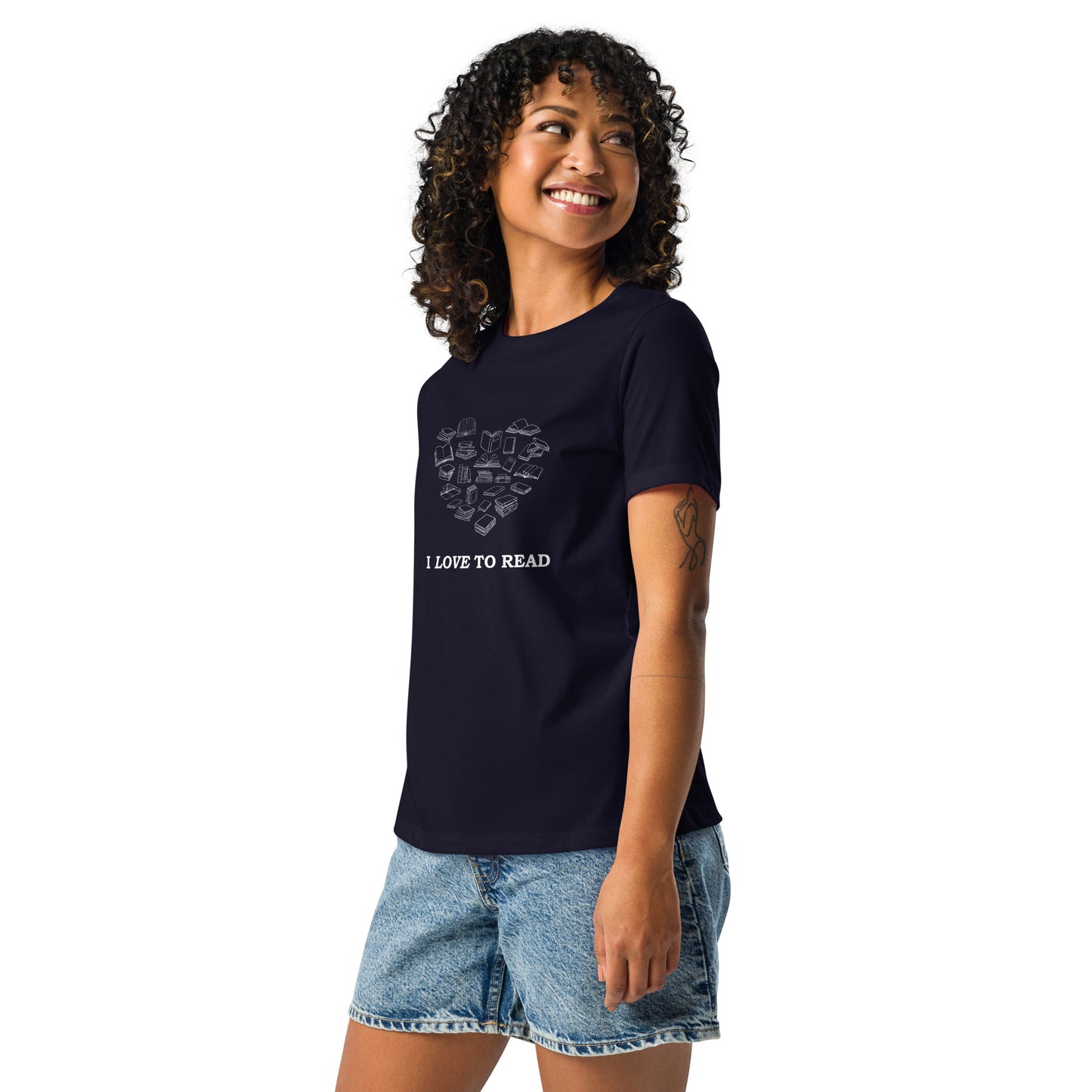 I Love to Read Women's Relaxed T-Shirt